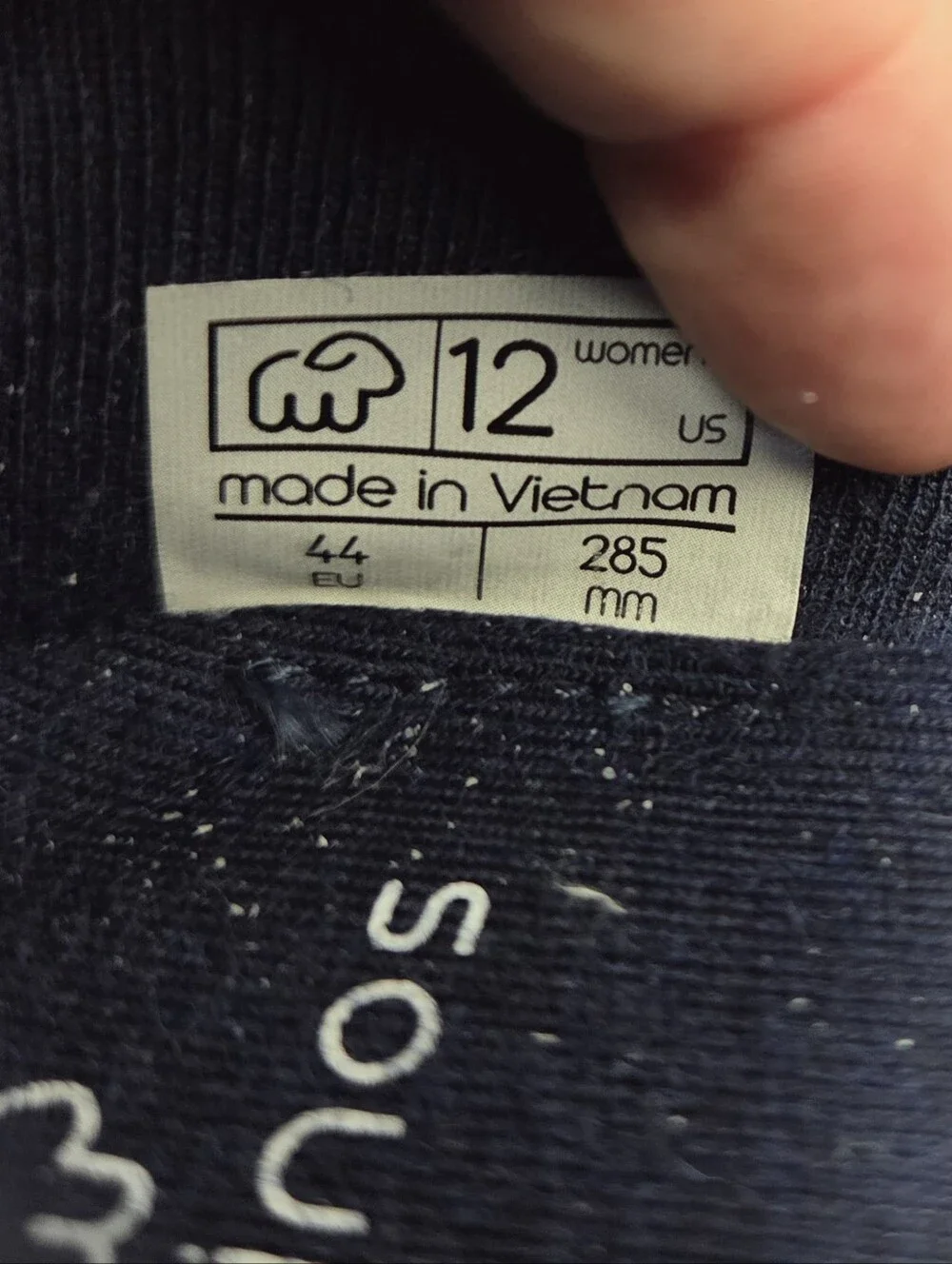 Merinos Navy Blue Flats Womens Size 12 Flexible Lightweight Comfort Breathable